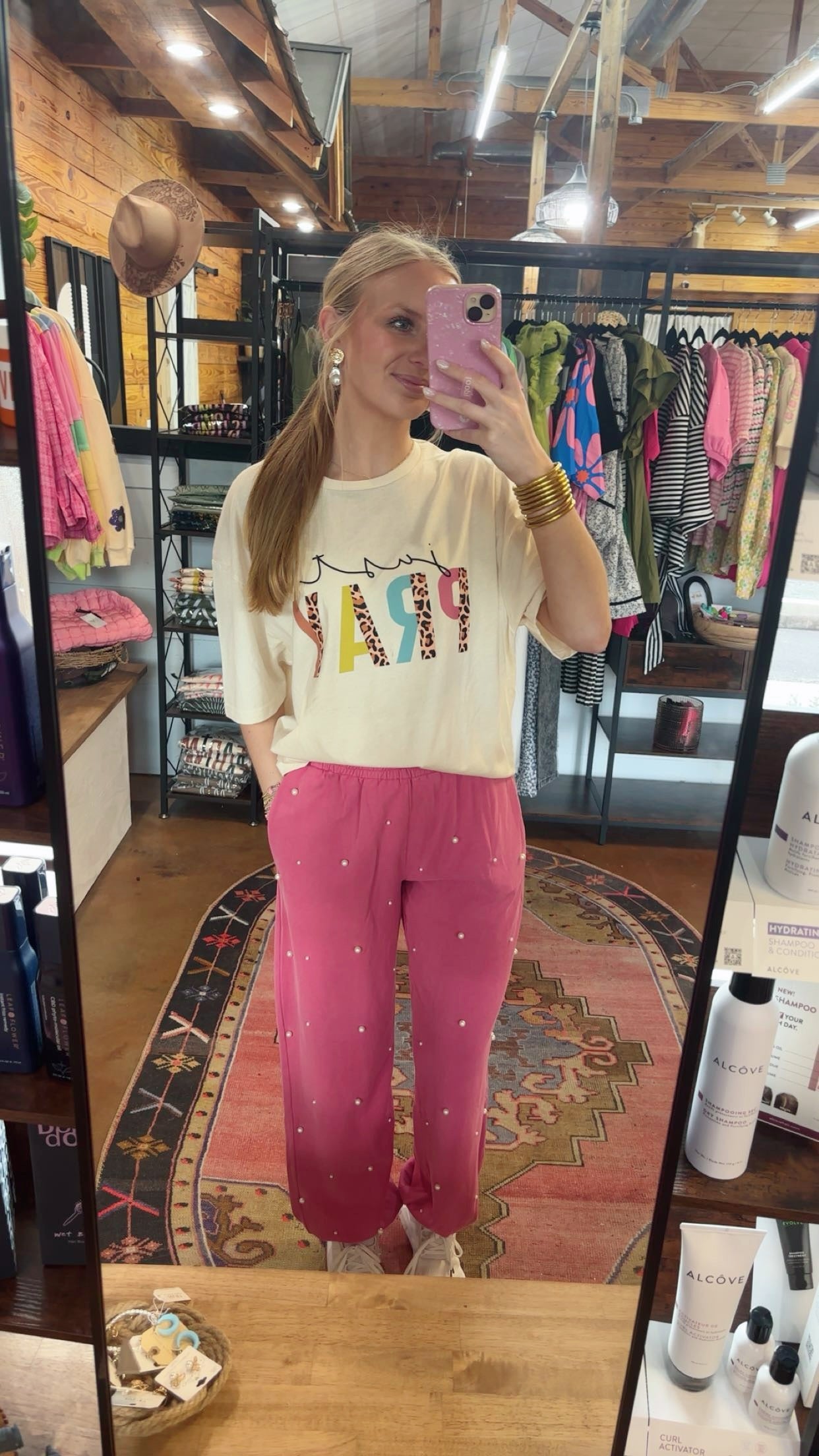 Pink Pearl Joggers