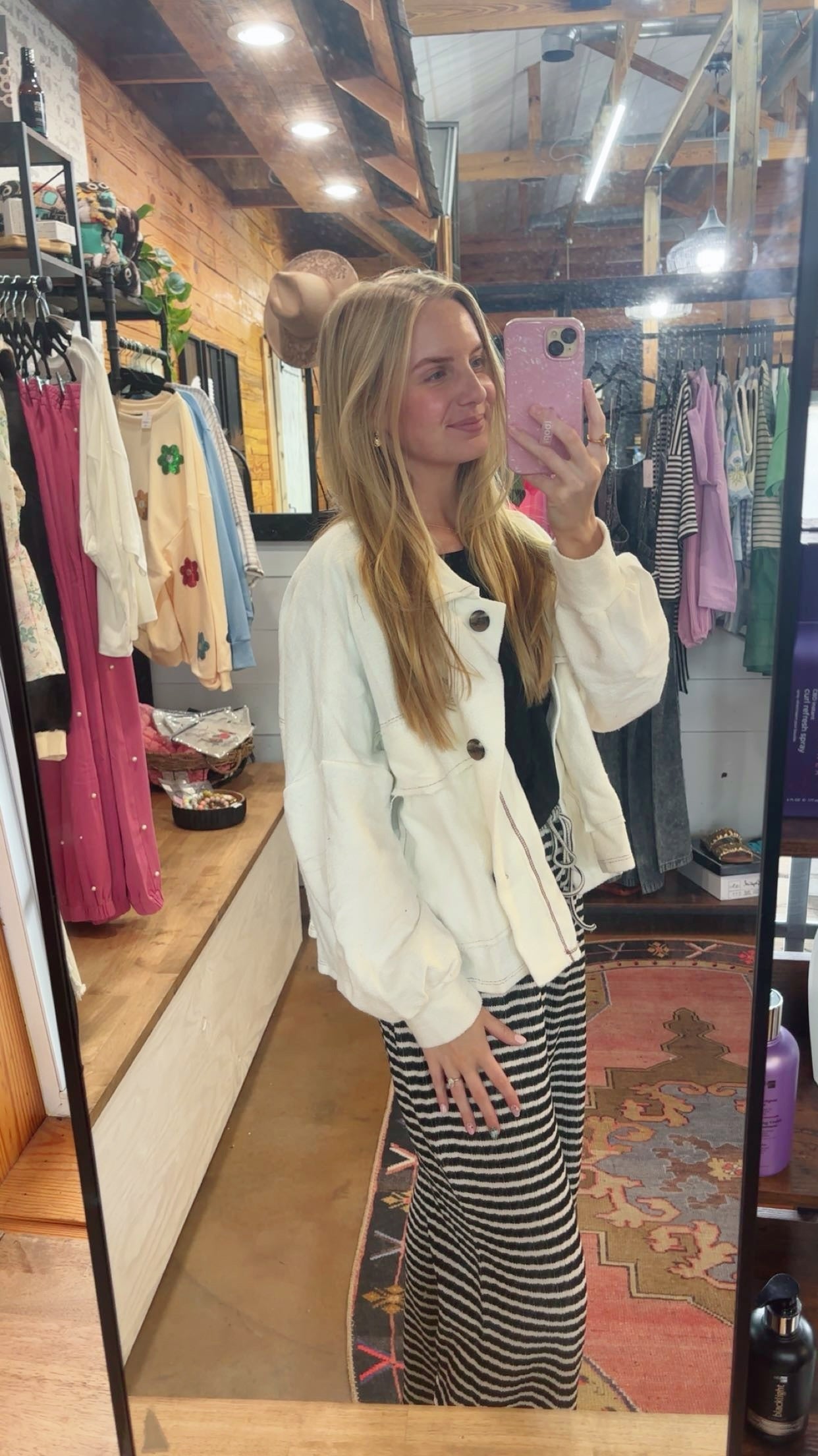White Terry Jacket