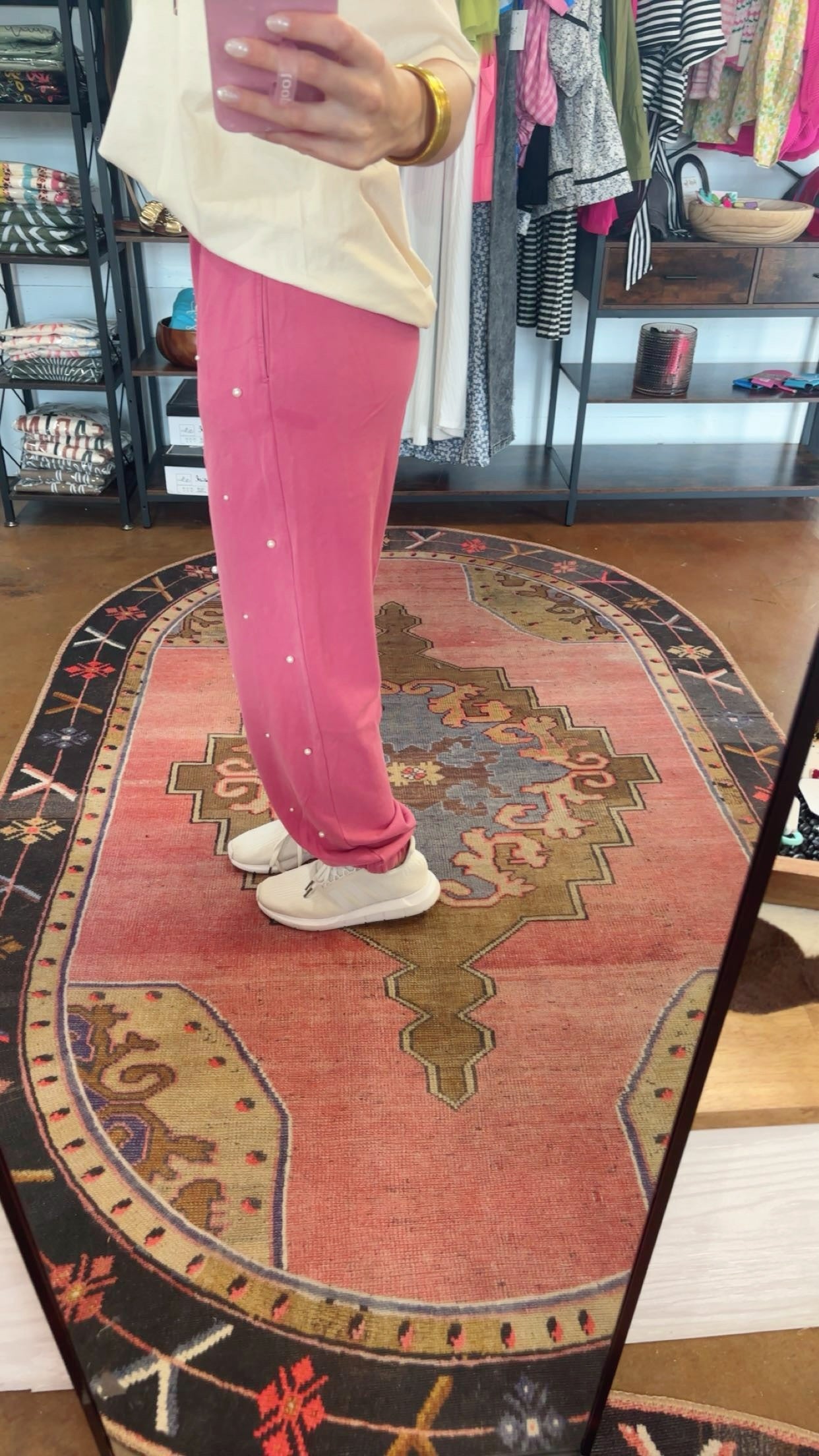 Pink Pearl Joggers