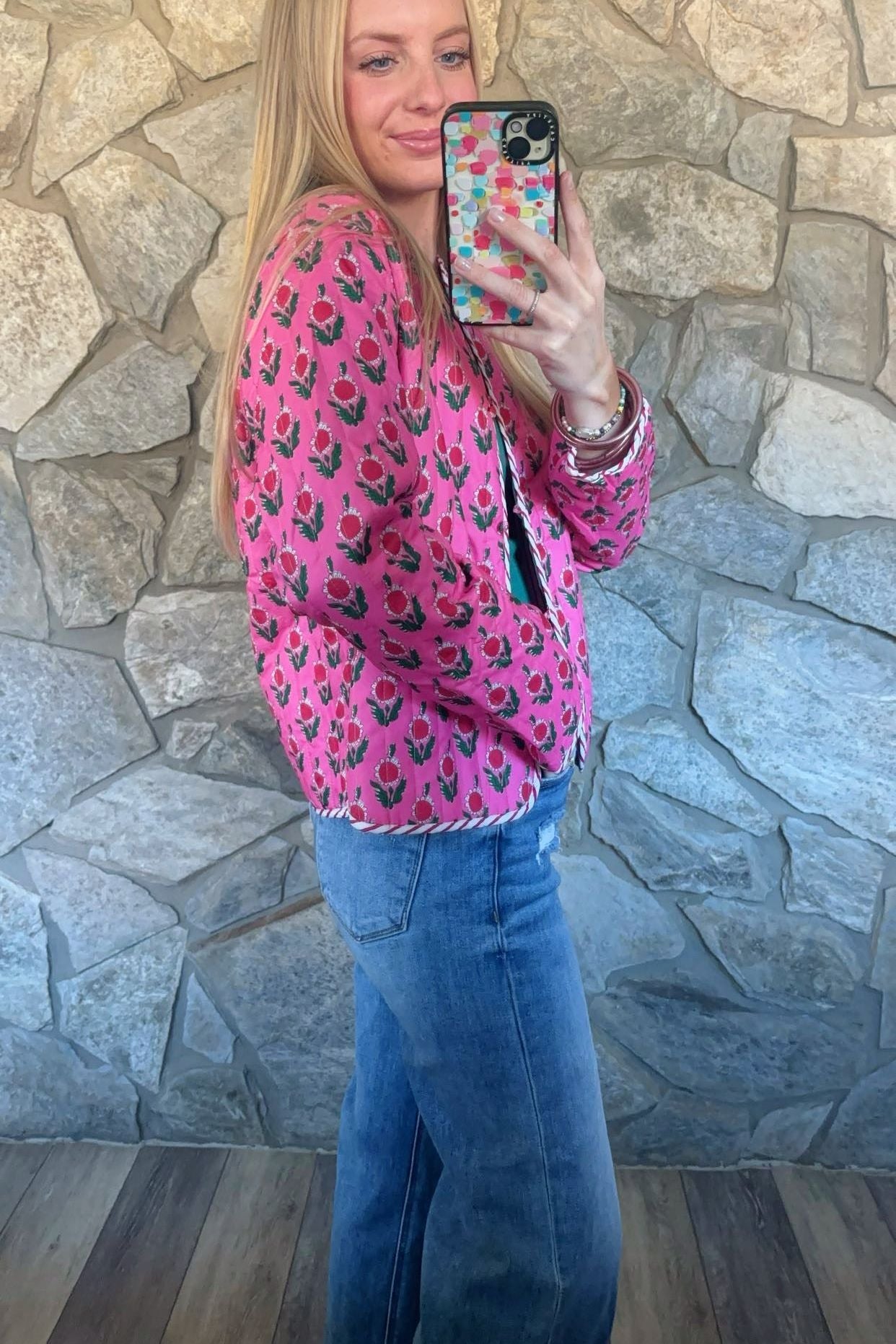 Pink Quilt Jacket