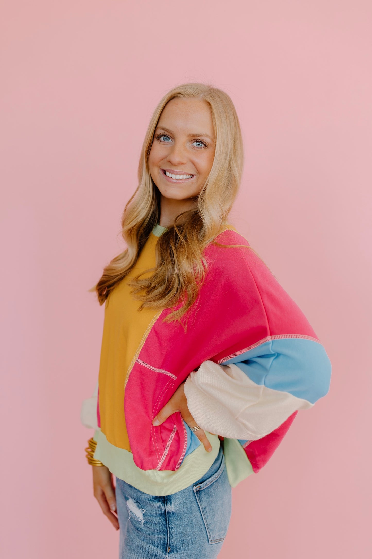 Color Pop Pullover