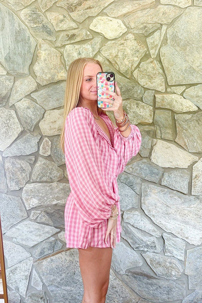 Candy Pink Romper