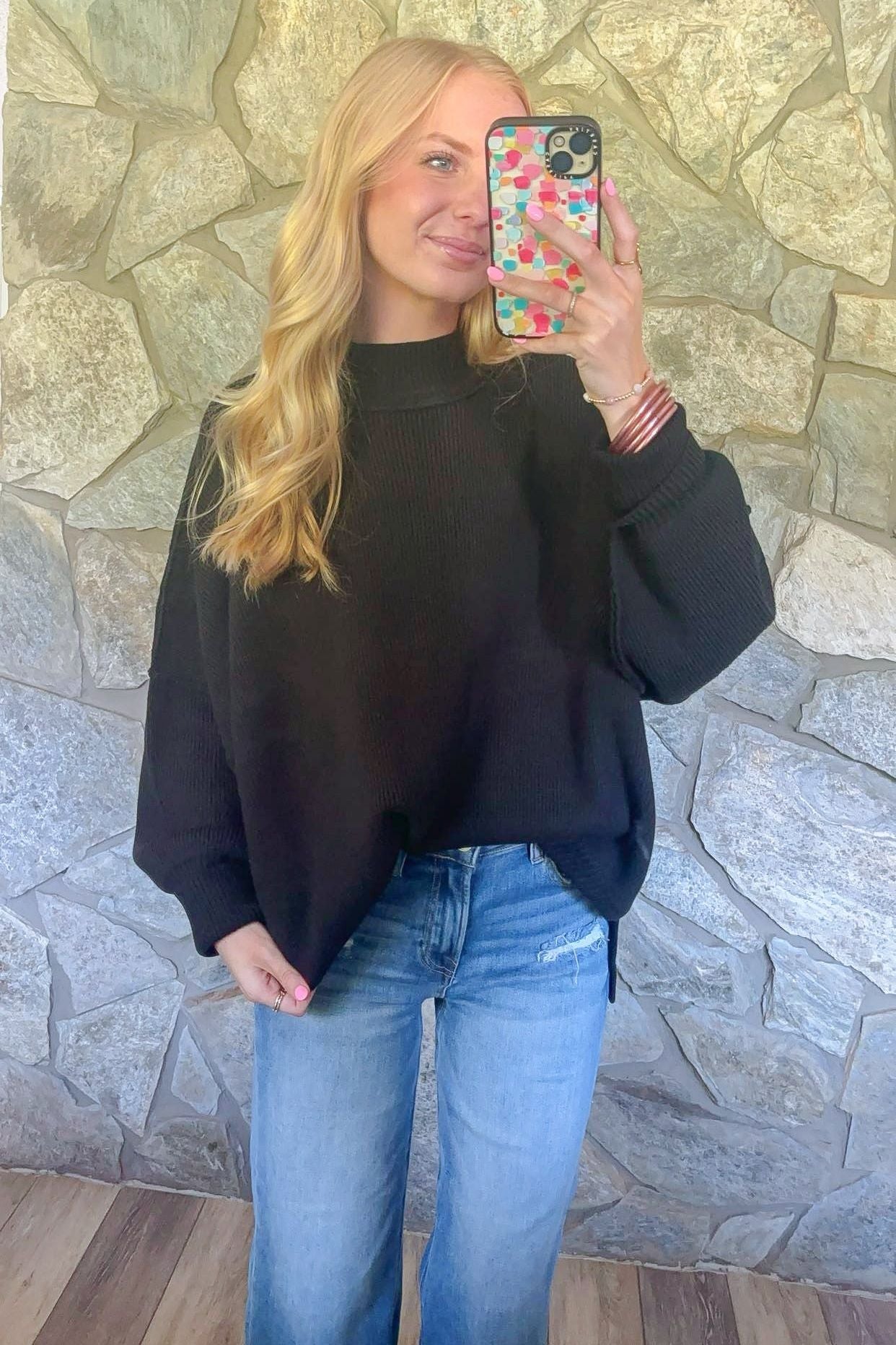 Black Oversized Sweater