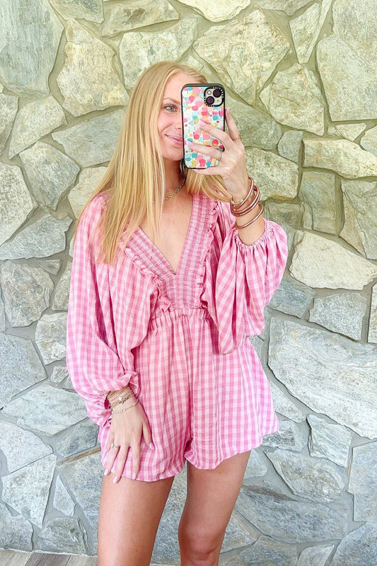 Candy Pink Romper