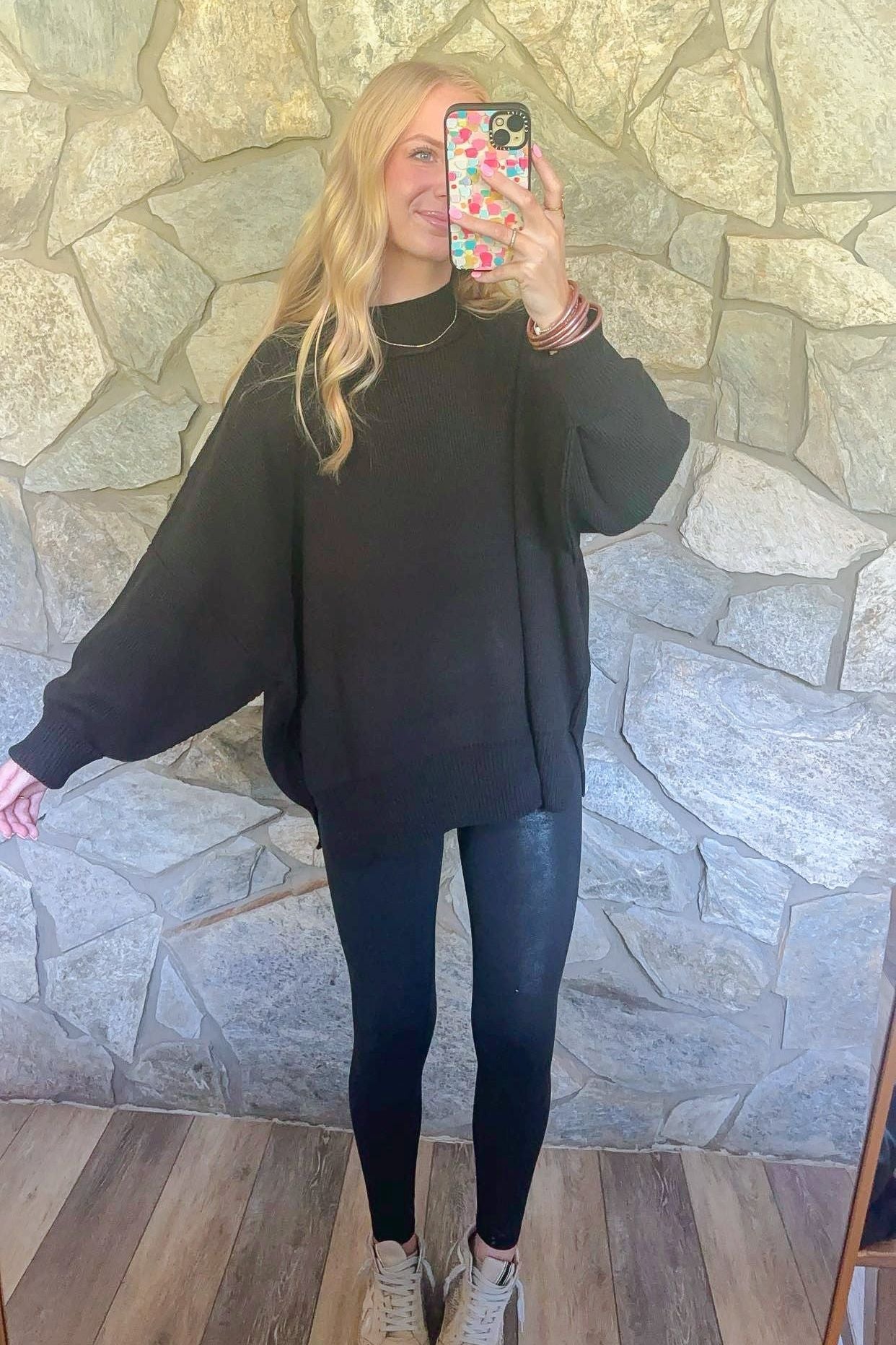 Black Oversized Sweater