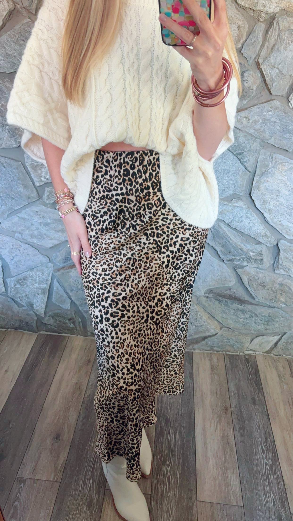 Cheetah Print Skirt