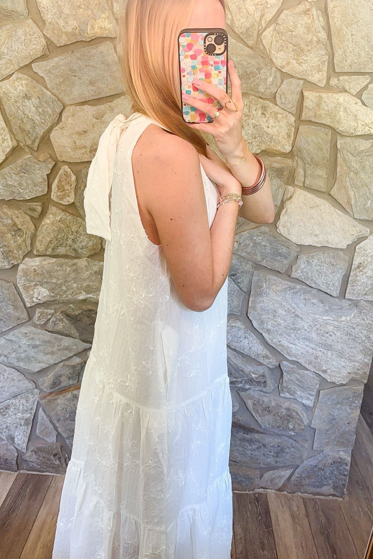 White Midi Dress